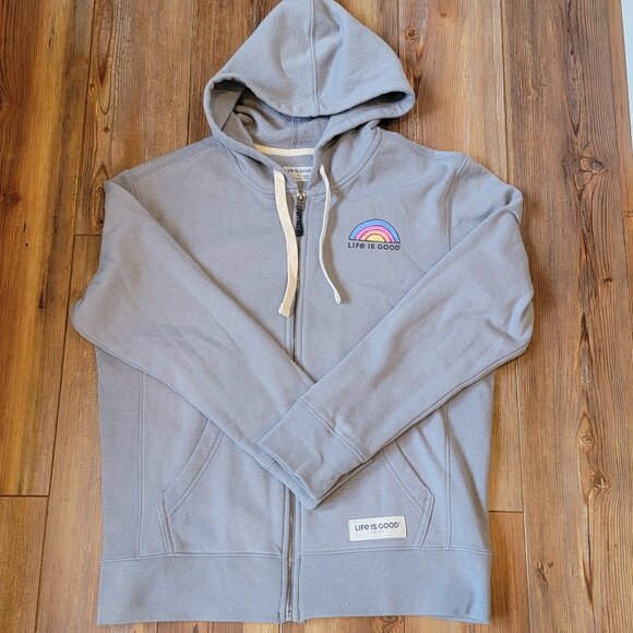 Women's LIG Golden Landscape Simply True Fleece Zip Hoodie - Picture 6 of 10